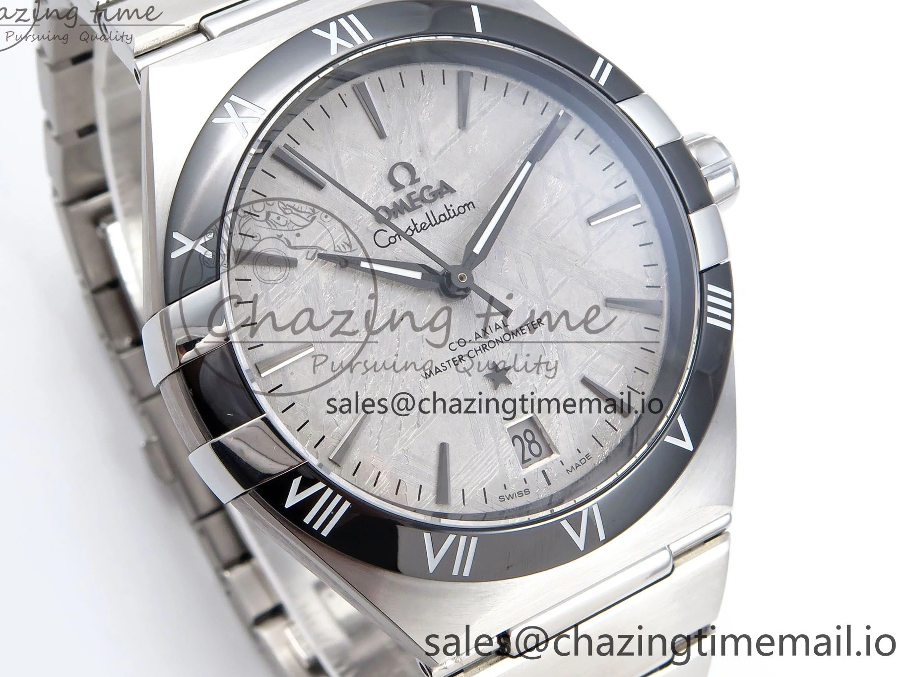 0116 Constellation 41mm SS ASWF 1:1 Best Edition Gray Dial on SS Bracelet A Breathable 7696
